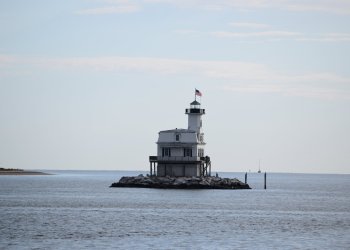 The Orient Point lighthouse