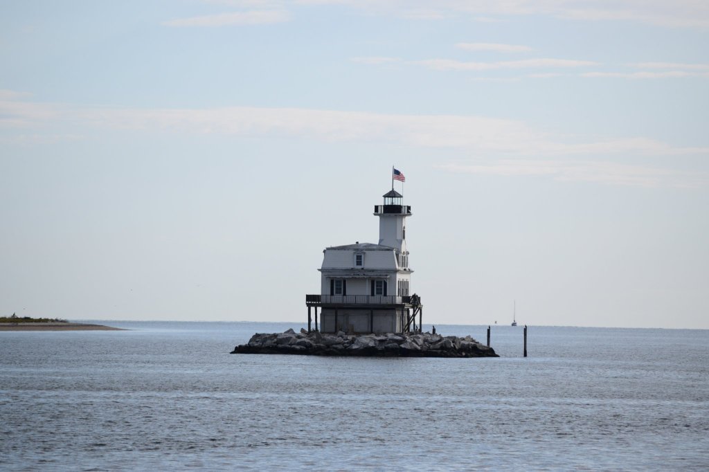 The Orient Point lighthouse