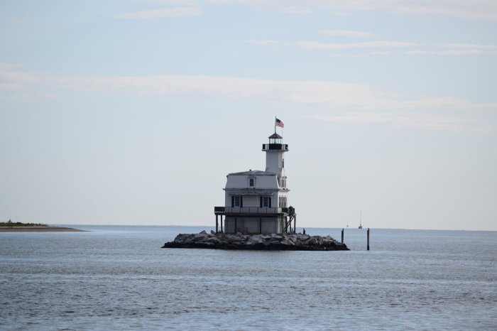 The Orient Point lighthouse