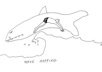 Whale Milk cartoon by Dan Rattiner