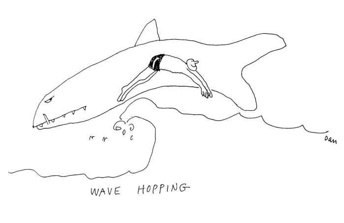 Whale Milk cartoon by Dan Rattiner
