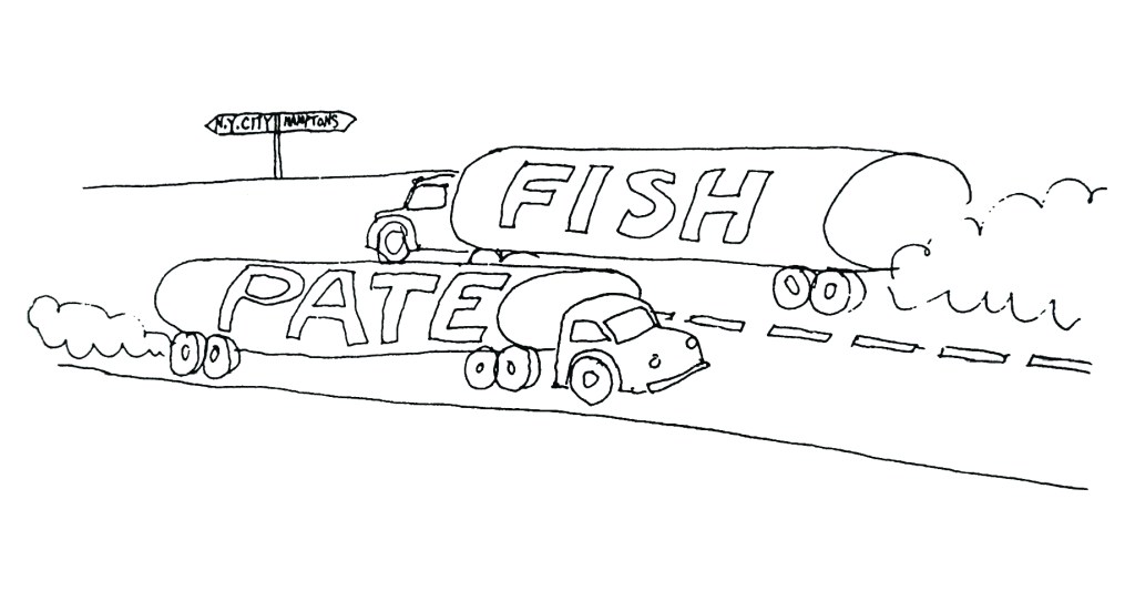 Gas truck cartoon by Dan Rattiner