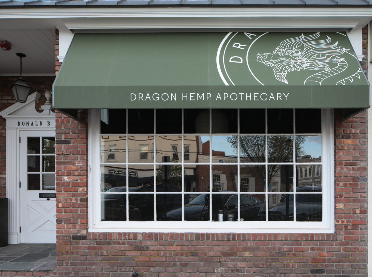 Dragon Hemp Apothecary storefront in Sag Harbor