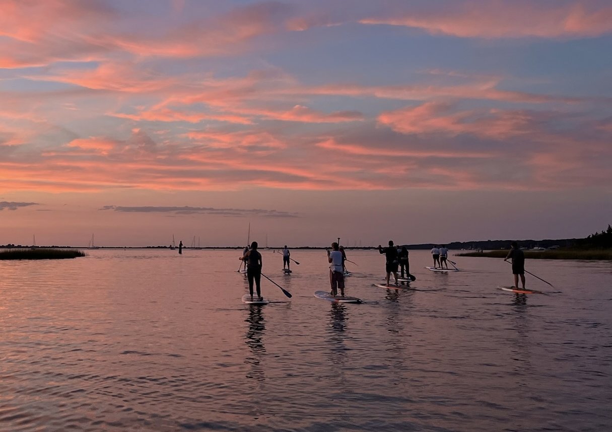 Try a full moon or sunset paddle with Paddle Diva