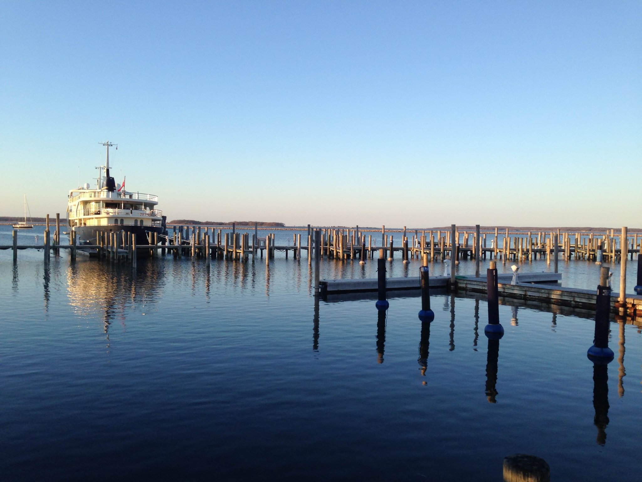 It won't be long before docks like these are filled to the brim in Sag Harbor in the Hamptons