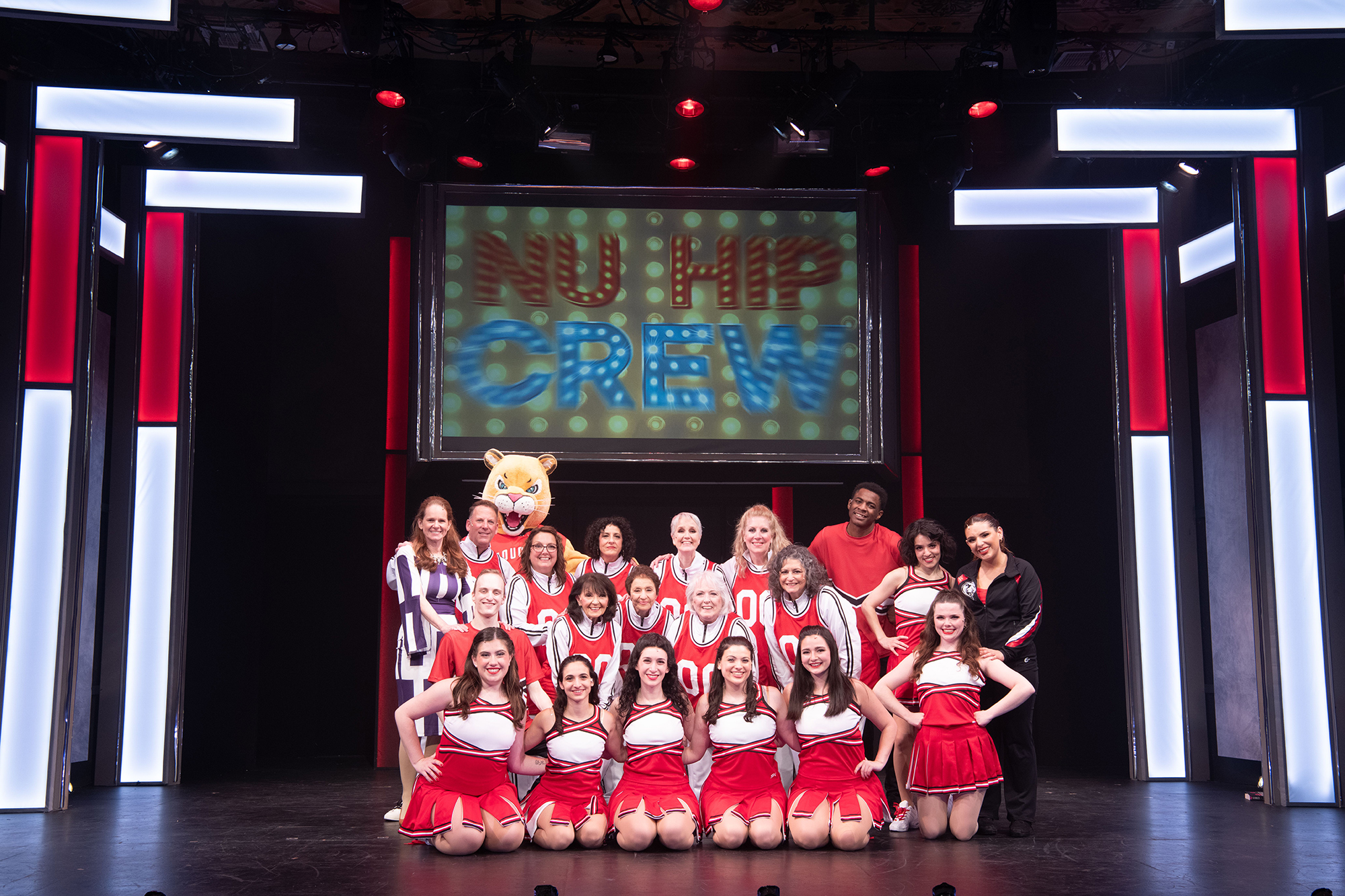 The girls in Half Time at Theatre Three