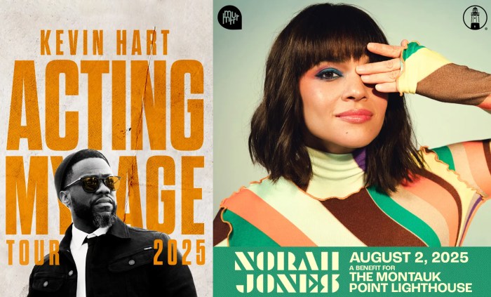 Kevin Hart and Norah Jones are playing Montauk Lighthouse this summer