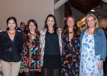 Lindsey Marino, Sarah Alvarez, Nathania Nisonson, Kingsley Crawford, Kate McEntee at the Parrish Art Museum