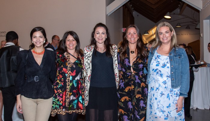 Lindsey Marino, Sarah Alvarez, Nathania Nisonson, Kingsley Crawford, Kate McEntee at the Parrish Art Museum