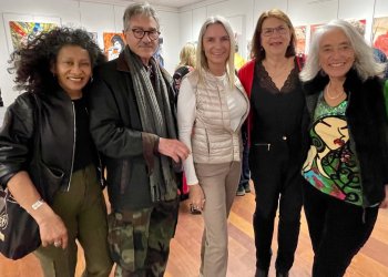 Preeta Yuppe, Ira Barocas, Daintre Zega, Kathy Jones, Ghini Alarico at Ashawagh Hall