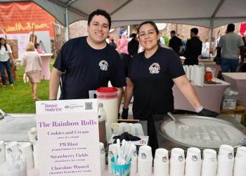 The Rainbow Rolls owners Evelyn and Richard Morales