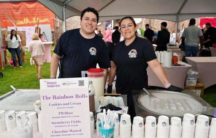 The Rainbow Rolls owners Evelyn and Richard Morales