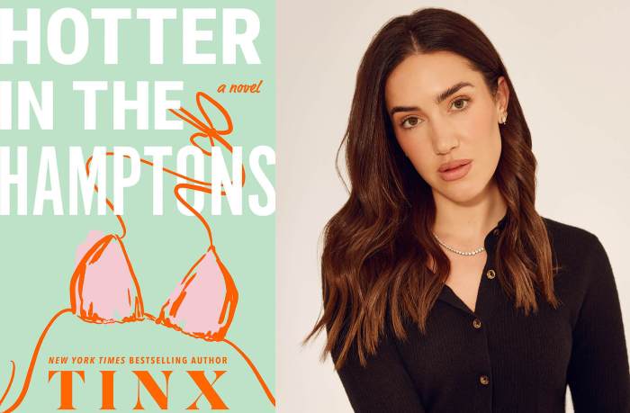 Christina "Tinx" Najjar and her book "Hotter in the Hamptons,"
