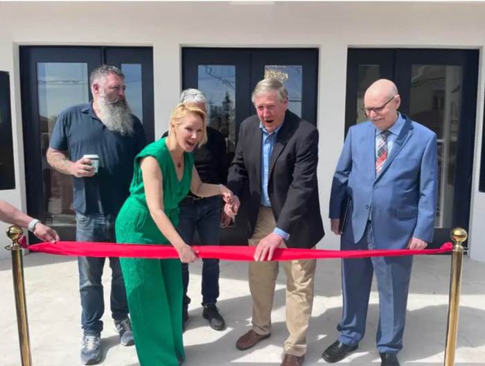 Bryan Tymann, Inge Debyser, Ralph Urban, Bo Bishop at the Westhampton Beach Movie Theater