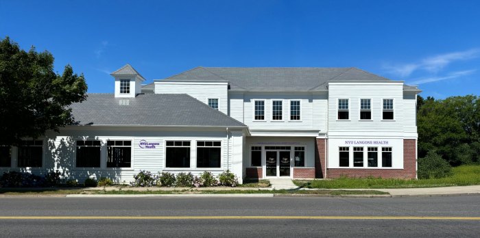 The new NYU Langone facility in Westhampton Beach