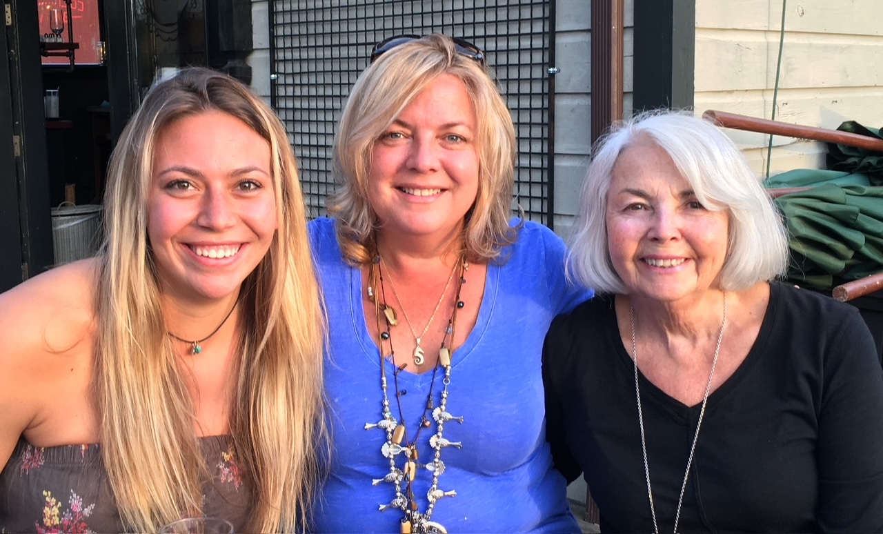 Debbie Foglia (center) with her mother Sunny Bateman and daughter Sunny Foglia
