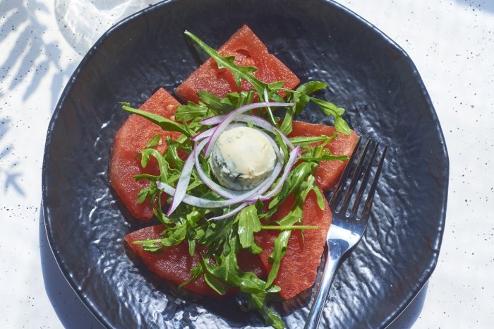 R.AIRE Heirloom Watermelon Salad.