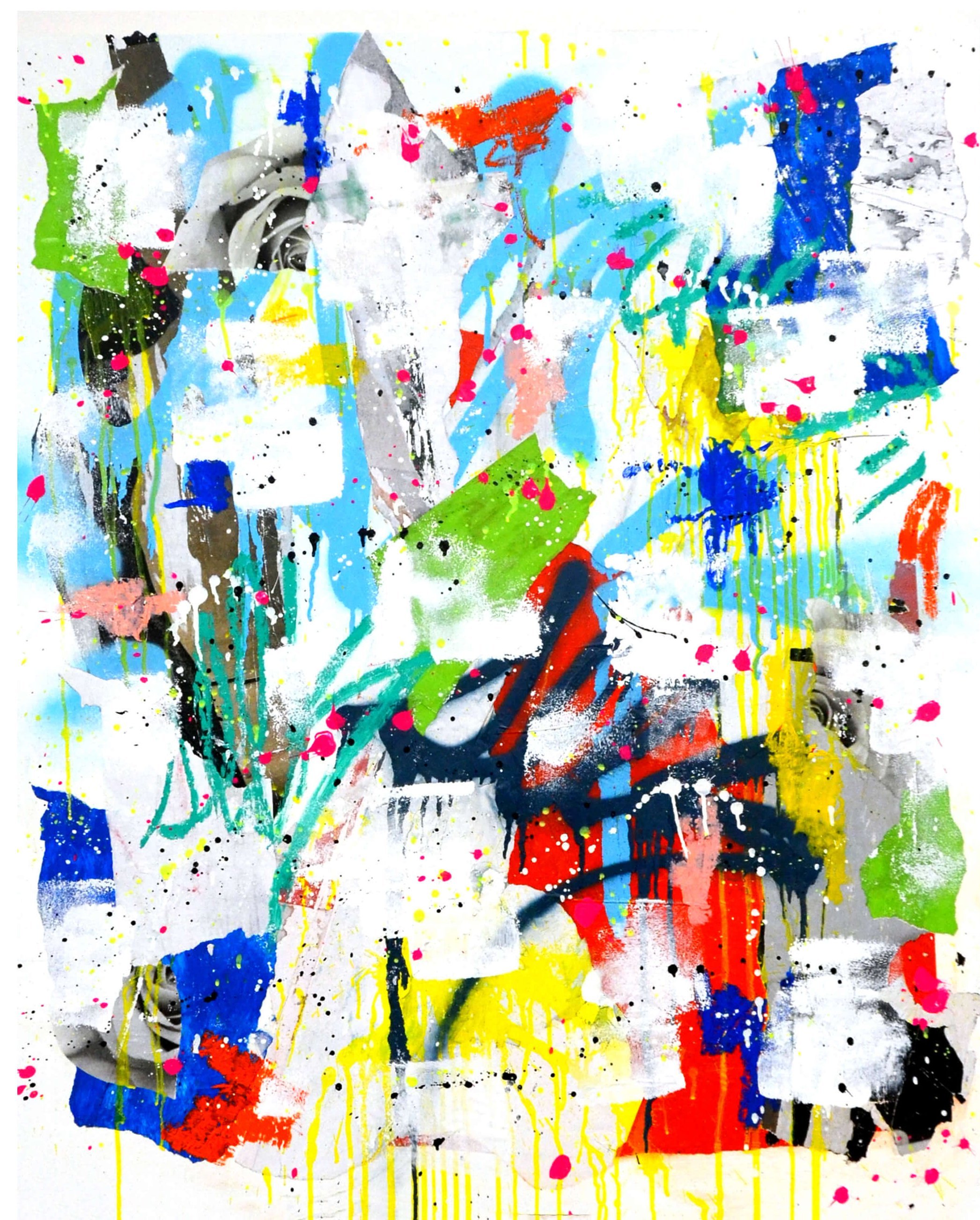 Abstract by Seek One, Courtesy The White Room Gallery