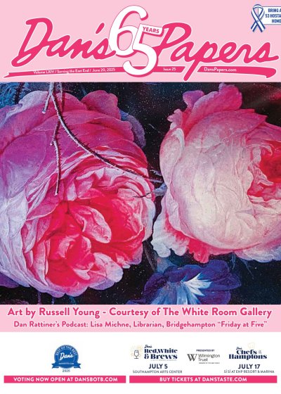 June 20, 2025 Dan's Papers cover art by Russell Young, Courtesy of The White Room Gallery