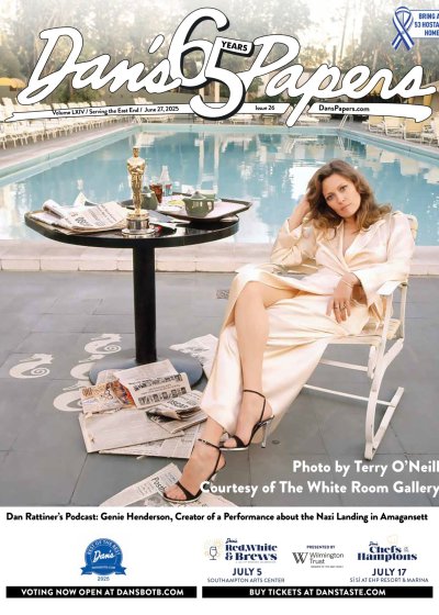 Faye Dunaway June 27, 2025 Dan's Papers cover art by Terry O'Neill, Courtesy The White Room Gallery