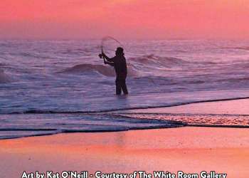 June 13, 2025 Dan's Papers cover art by Kat O'Neill, Courtesy of The White Room Gallery