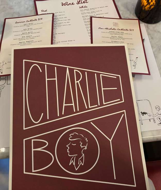 Charlie Boy takes the classic Claudio's Tavern & Grill and reimagines it as a New York City-style Italian restaurant, introducing new concepts while honoring the classic Claudio's vibe.
