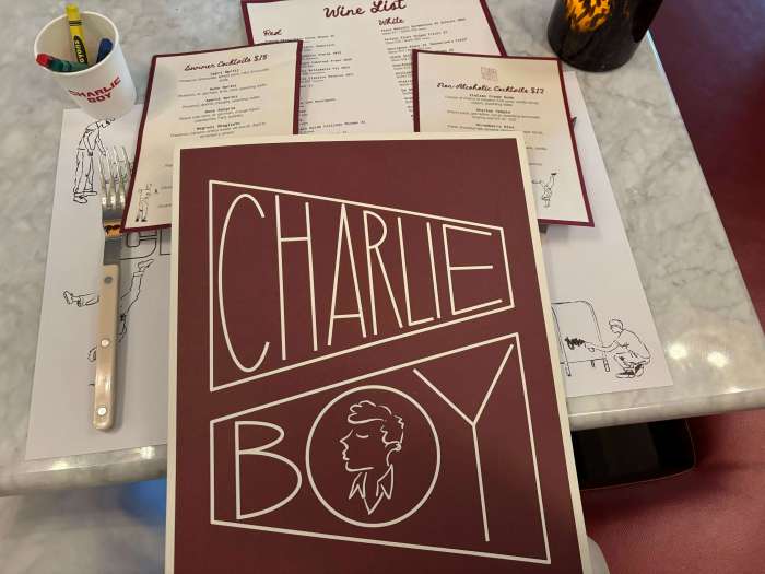 Charlie Boy takes the classic Claudio's Tavern & Grill and reimagines it as a New York City-style Italian restaurant, introducing new concepts while honoring the classic Claudio's vibe.