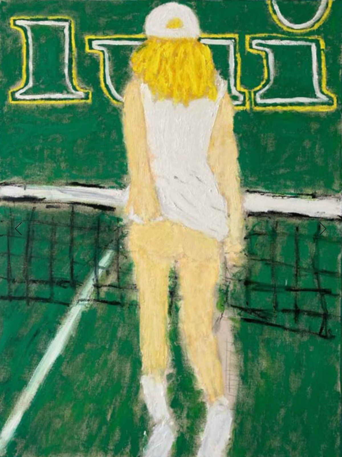 Michael McGregor "Tennis Girl" from La Dolce Vita on view at LDV at The Maidstone