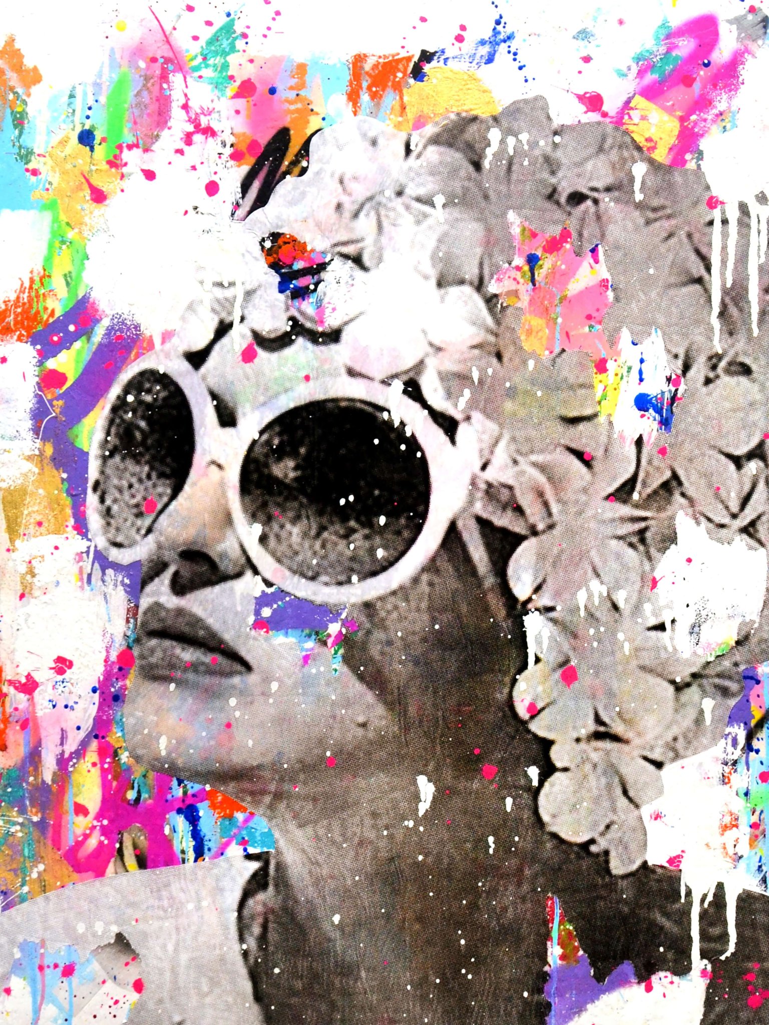 "Poor Girl" by Seek One, Courtesy The White Room Gallery