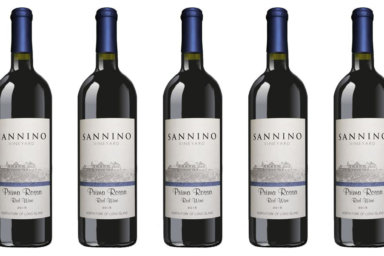 Sannino Vineyard 2019 Prima Rossa (2015 bottle pictured)