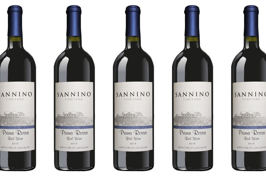 Sannino Vineyard 2019 Prima Rossa (2015 bottle pictured)
