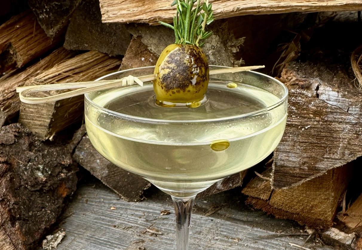 The olive martini