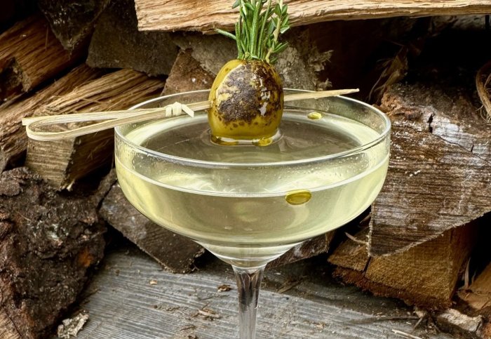 The olive martini