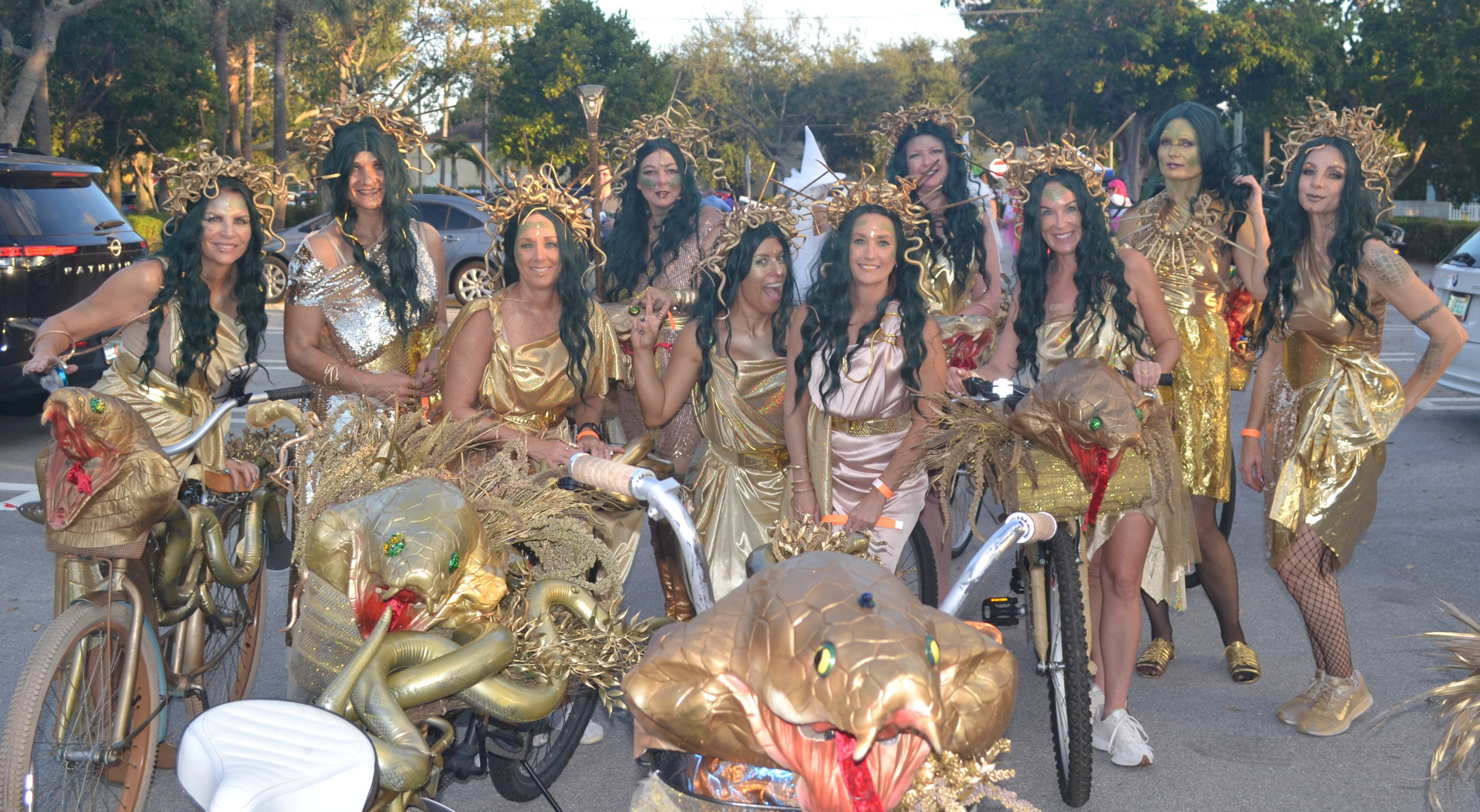 Witches of Delray 2024 Best Group winners Medusa Group