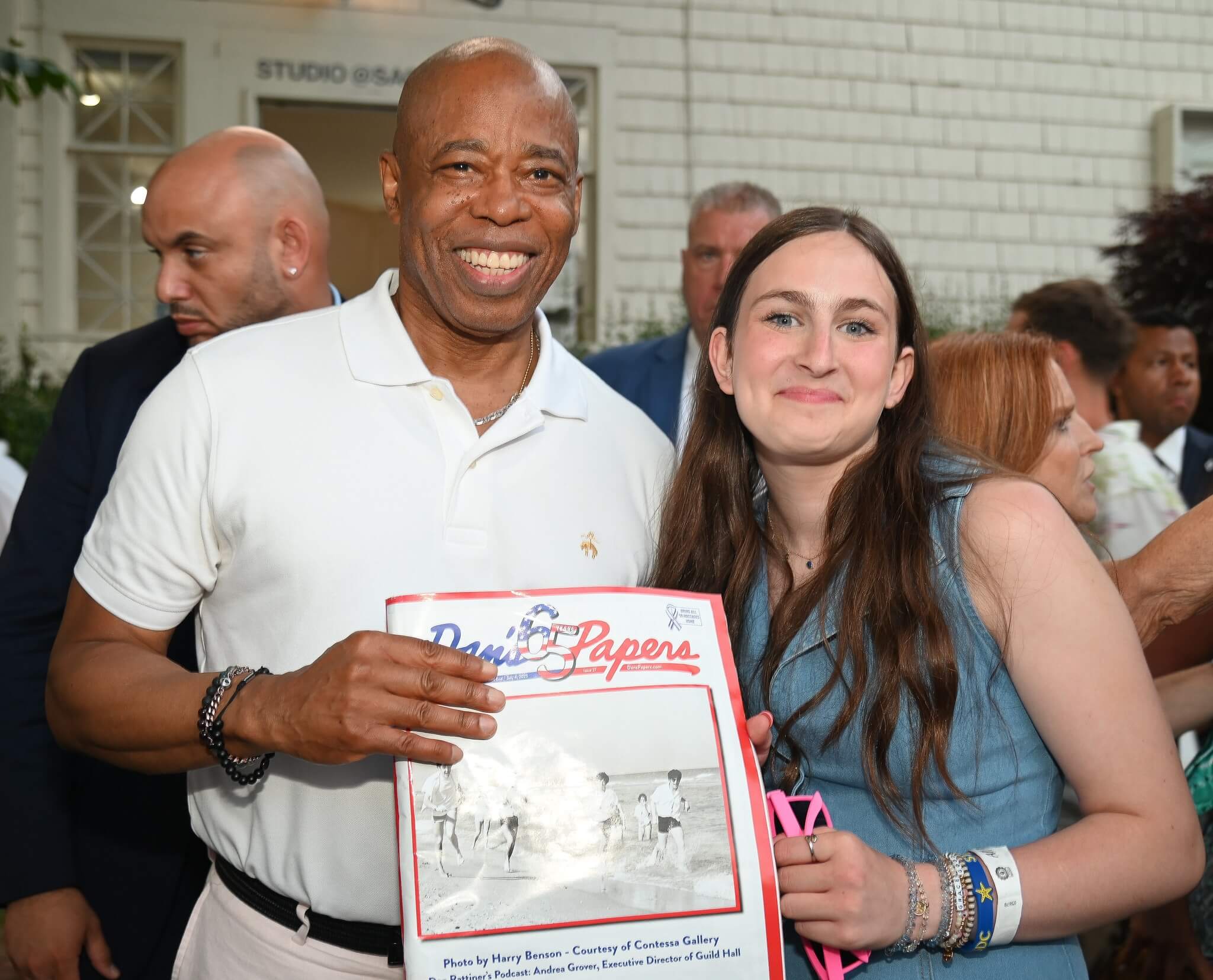 New York City Mayor Eric Adams made a special appearance at Dan's Red, White & Brews
