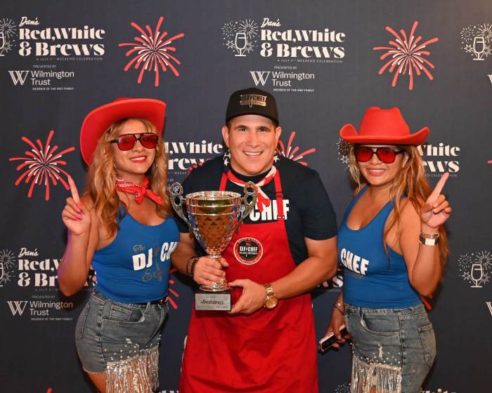 DJ Chef won the FreshDirect Top Chef Award at Dan's Red, White & Brews