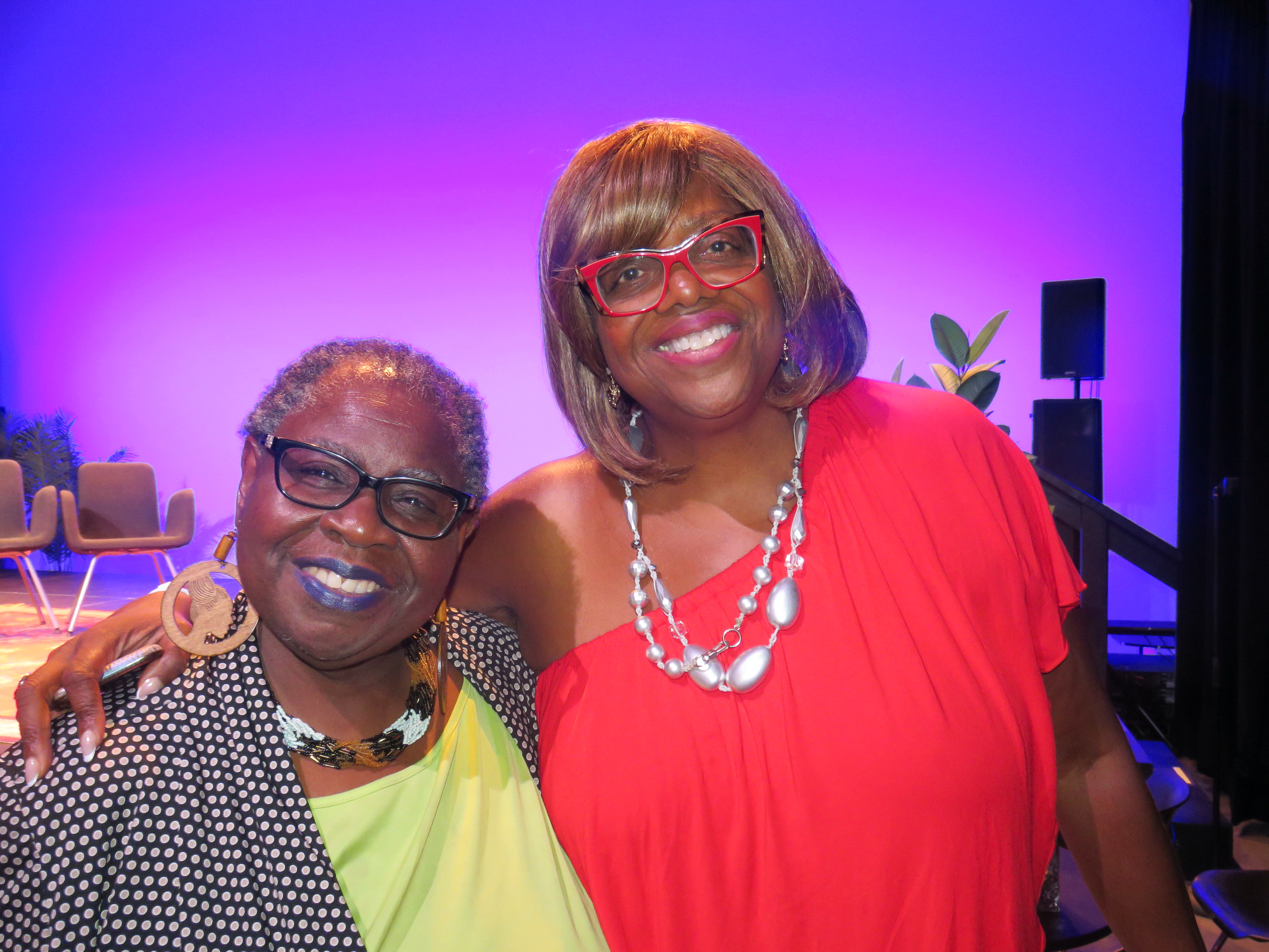 Bonnie Cannon and Ambassador Sujay