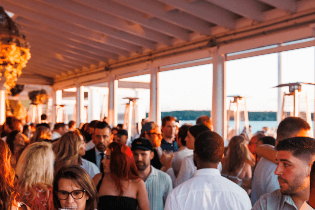 Sunset at Chefs of the Hamptons at Si Si
