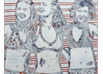 July 11, 2025 Dan's Papers cover art by Eliza Geddes, Courtesy J. Mackey Gallery