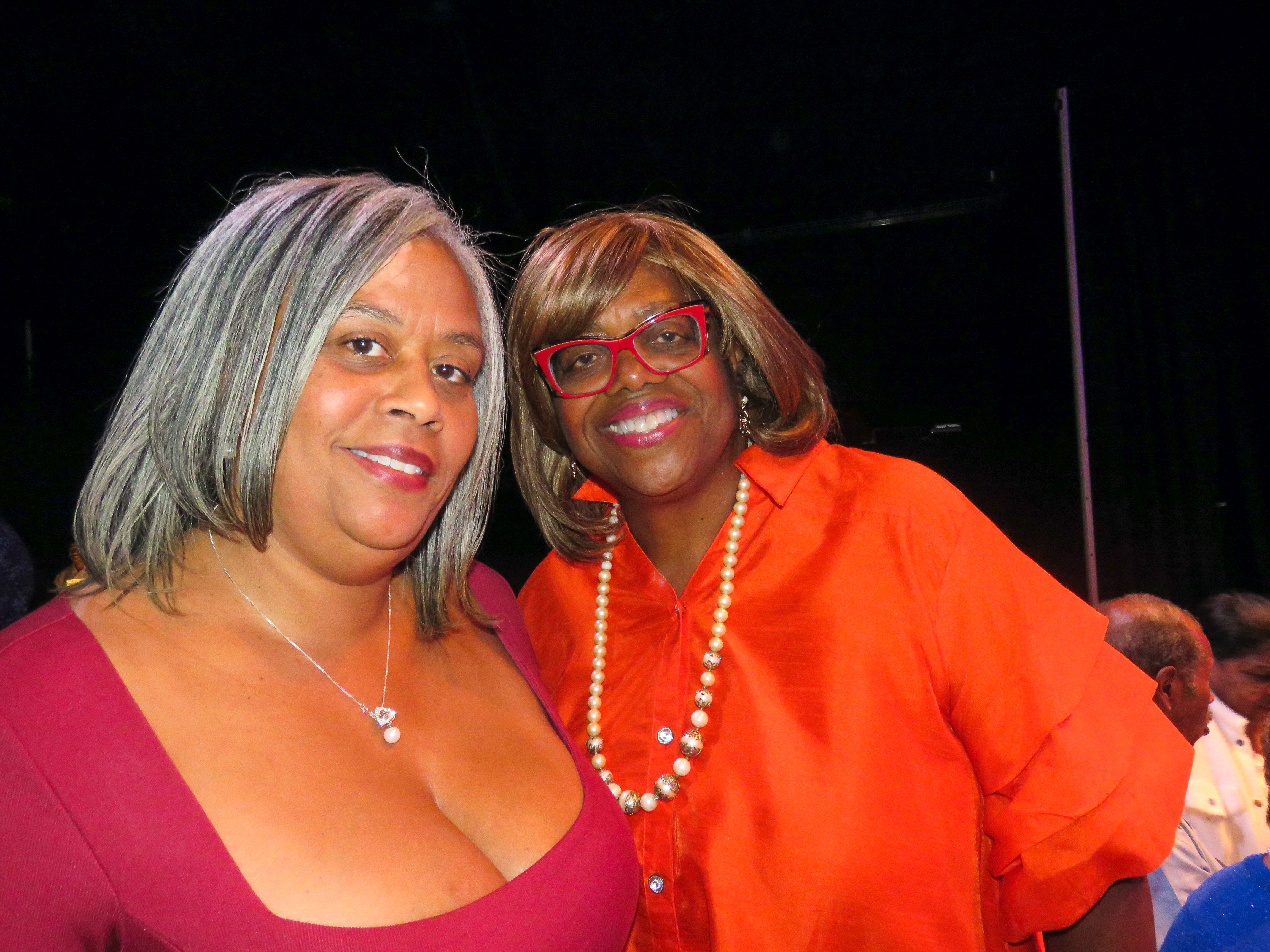 Crystal Brown and Ambassador Sujay