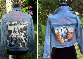 The foundation released images of some of the denim jackets, and all proceeds will benefit the nonprofit
