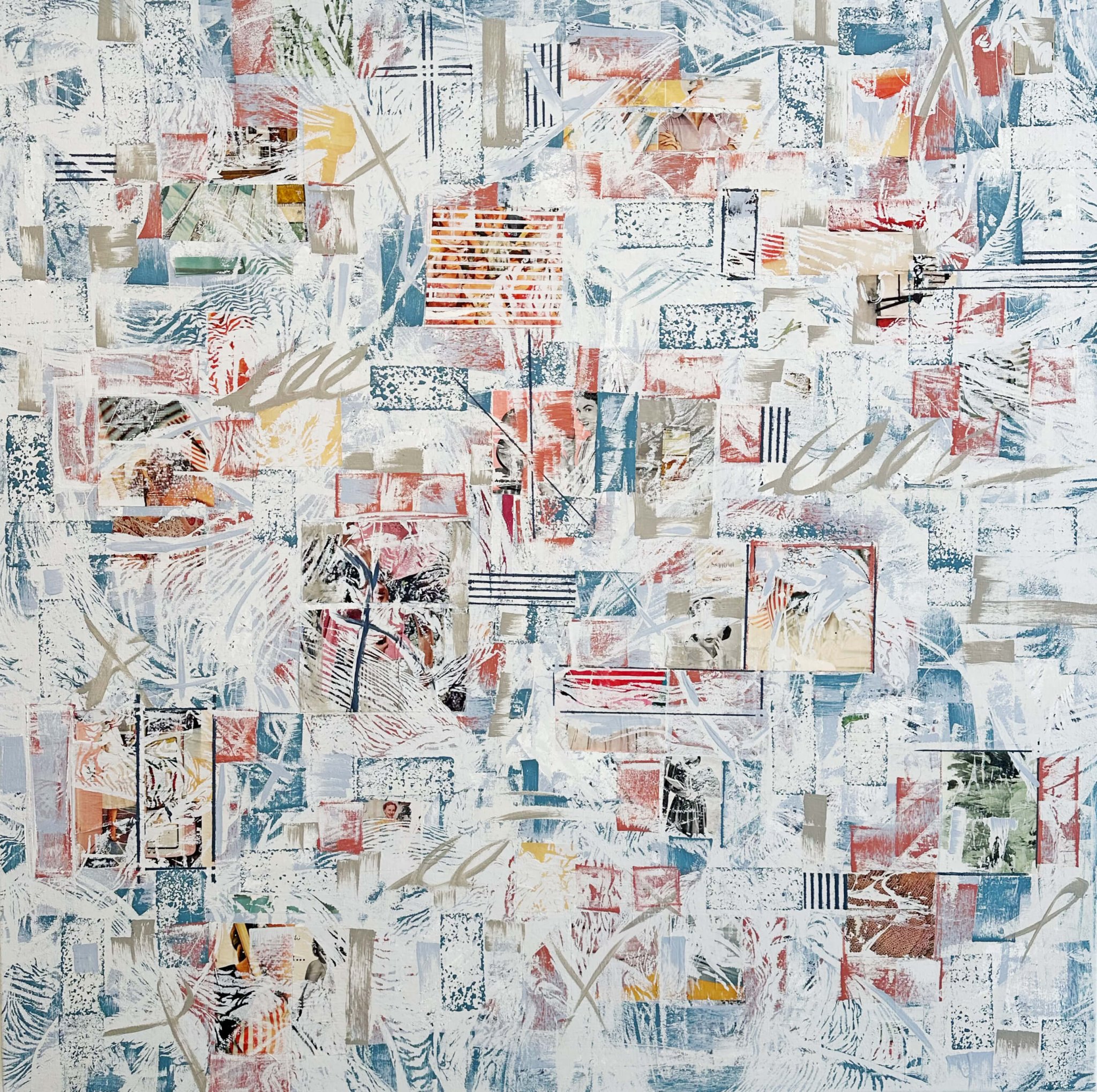 Eliza Geddes "What a Beautiful Way," 2025 Mixed Media, Courtesy J. Mackey Gallery