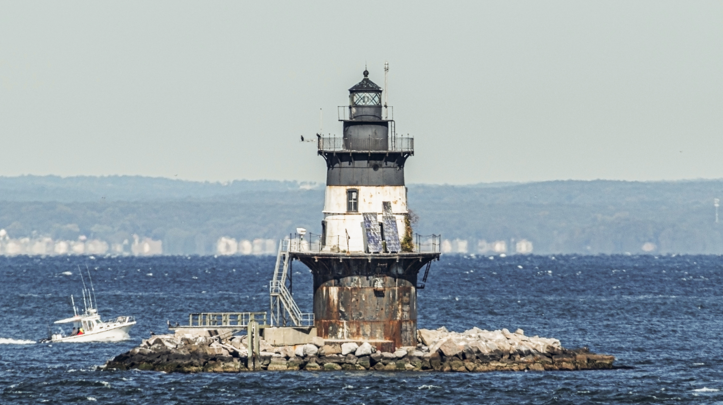 The Orient Point lighthouse.