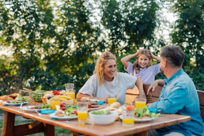 Summertime is family time with kids
