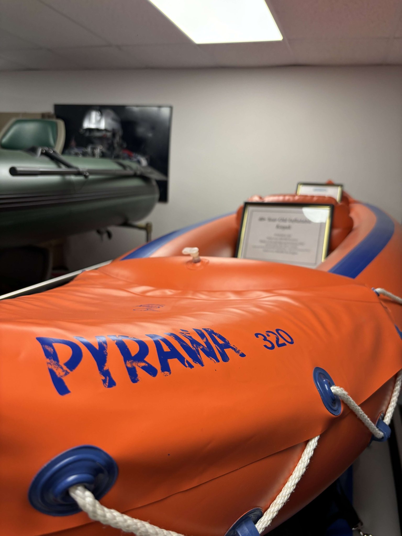 Inflatable Pyrawa kayak at Sea Eagle 