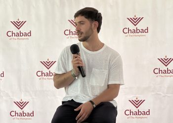 Omer Shem Tov, who was captured and held hostage by Hamas, is a free man. He recently spoke in East Hampton.