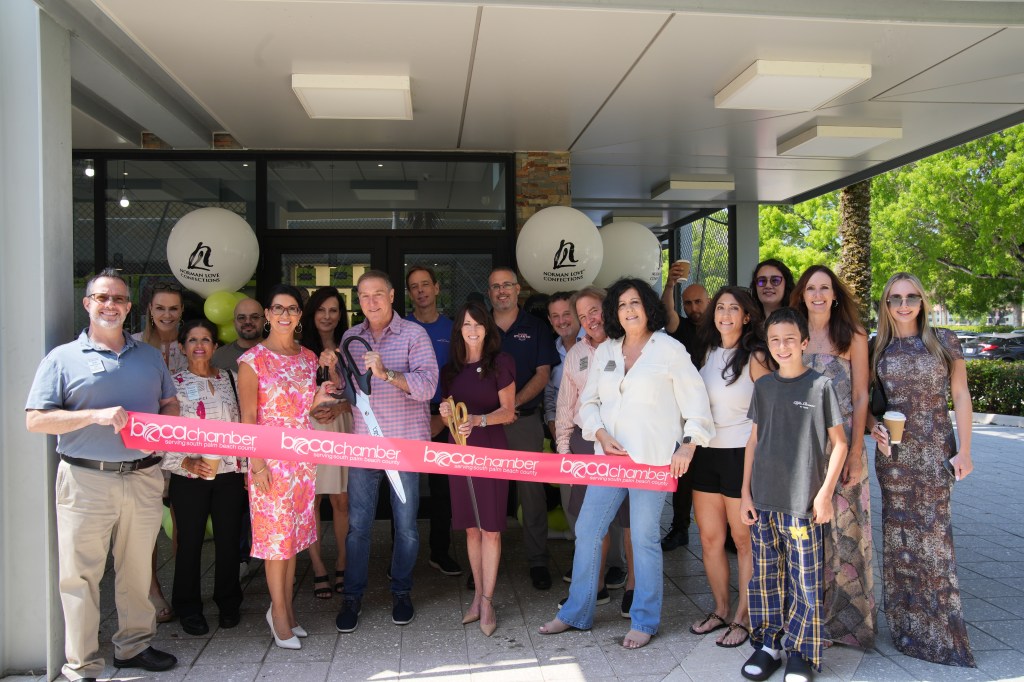Ribbon cutting for the Norman Love Confections opening in Boca Raton