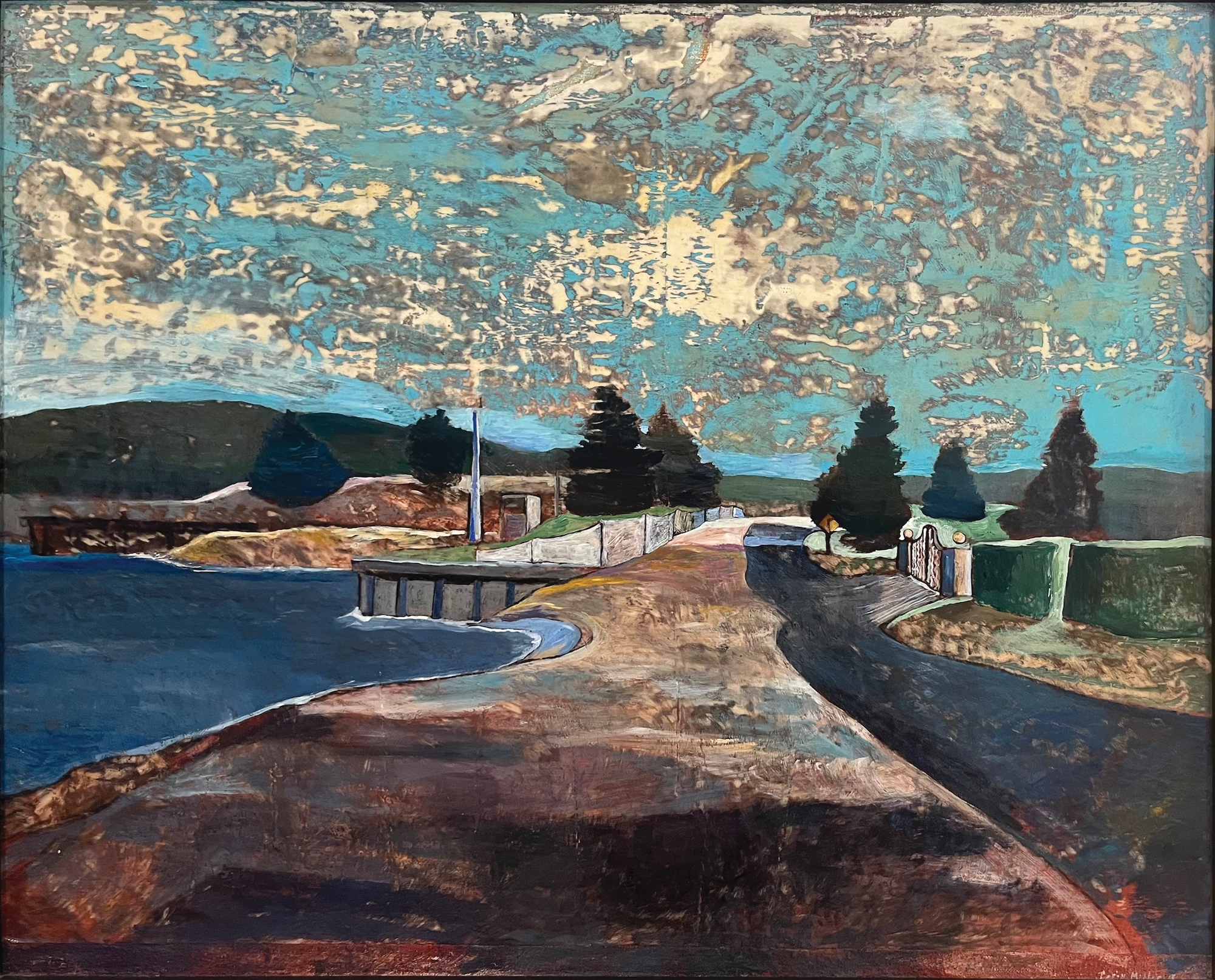 Paton Miller's "Sebonac Inlet" (private collection, oil, 36" x 40")