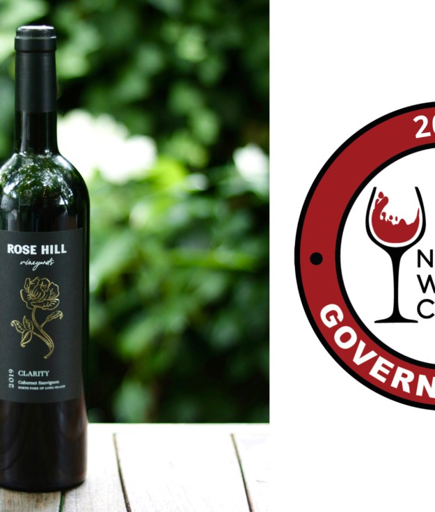 Rose Hill Vineyards 2019 Clarity Cabernet Sauvignon won Best of the Show at the 2025 Governor's Cup New York Wine Classic