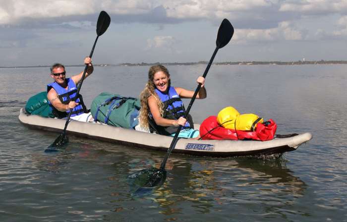 Sea Eagle in Port Jefferson sells inflatable kayaks
